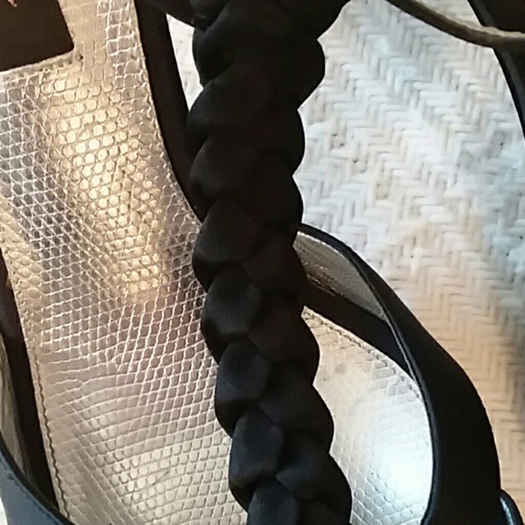 Nina New York black satin t-strap heels - Picture 8 of 8